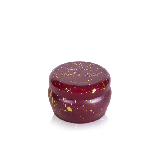 Capri Blue - Mini Tinsel & Spice Glimmer Candle 3 oz.