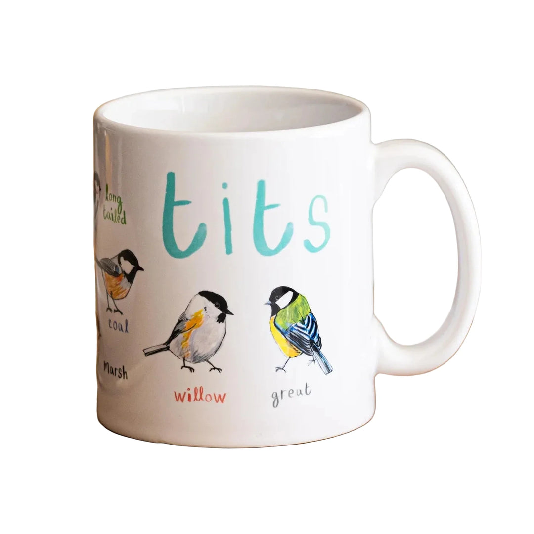 Tits Ceramic Bird Mug