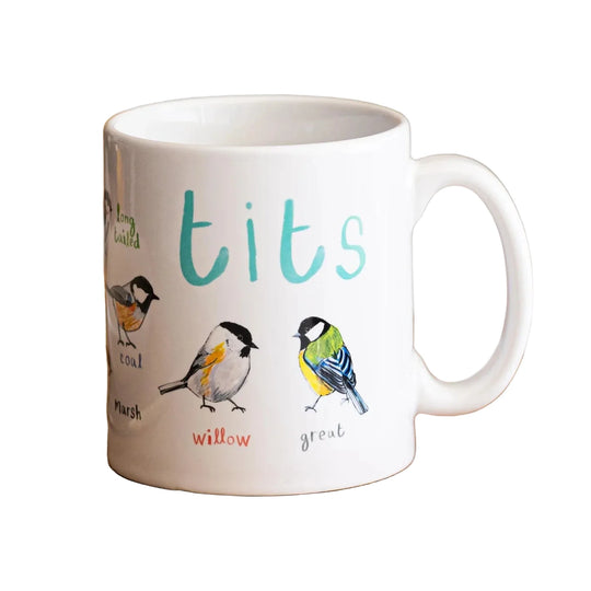Tits Ceramic Bird Mug