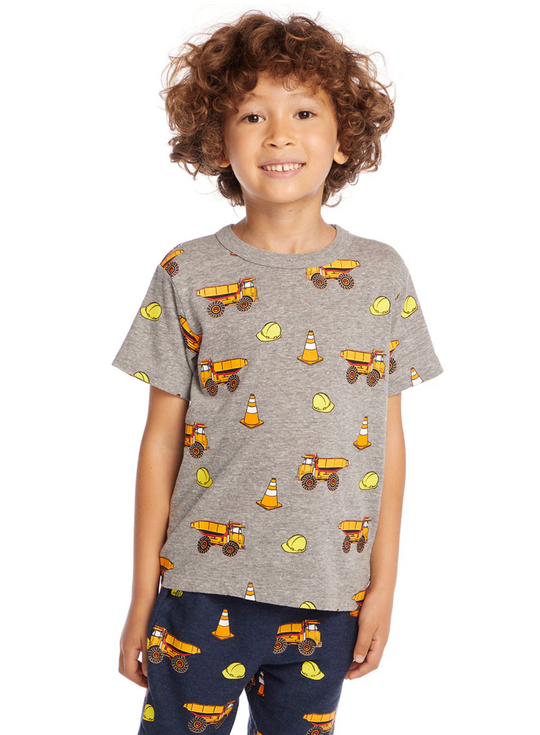 Construction Zone Tshirt Grey