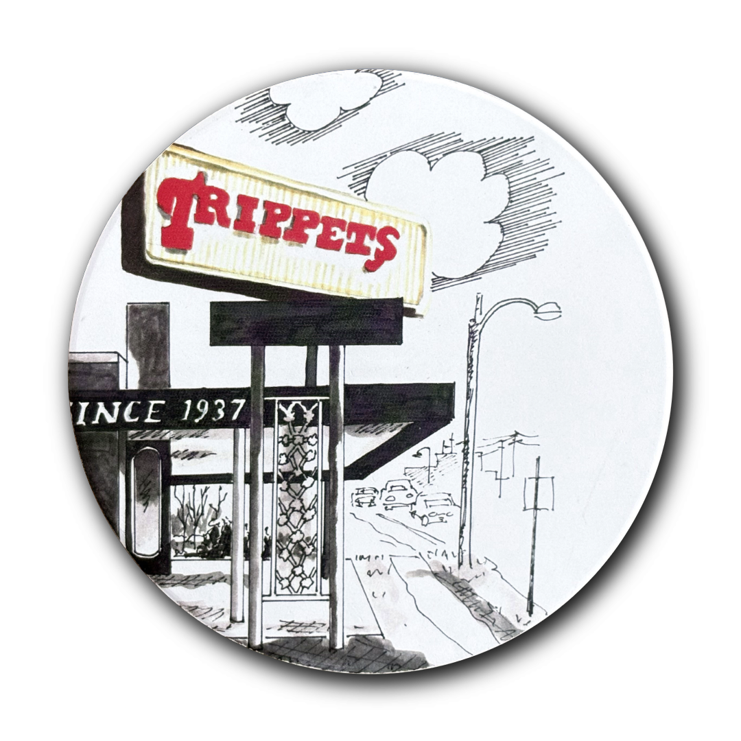 Trippets Shoe Store Coaster