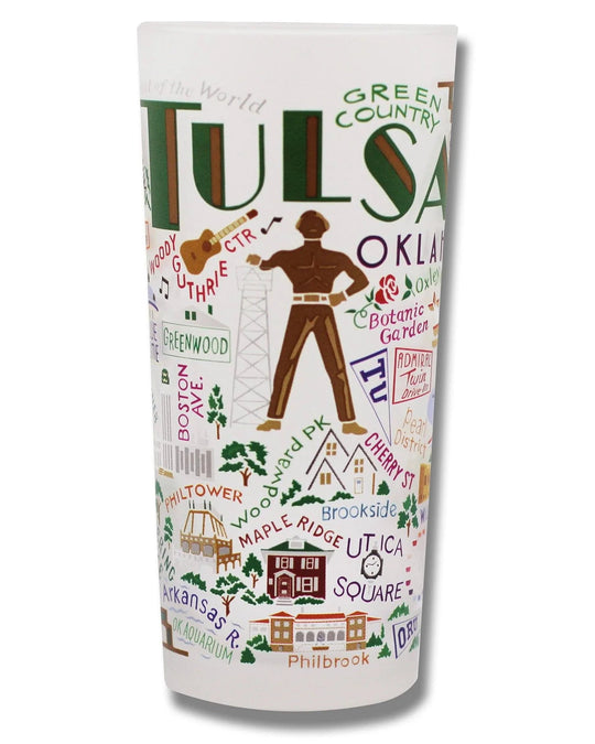 Tulsa Drinking Glass