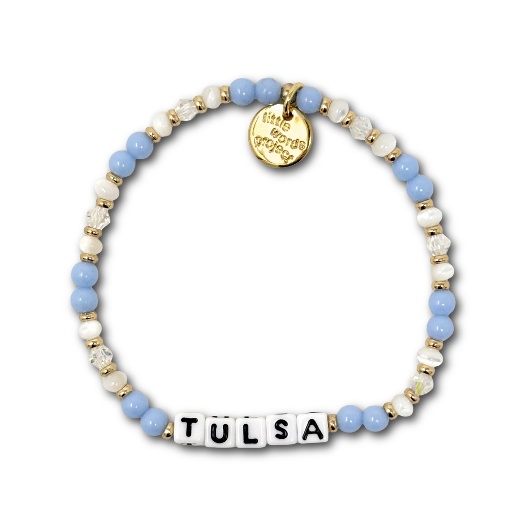 tulsa chambray little words project bracelet