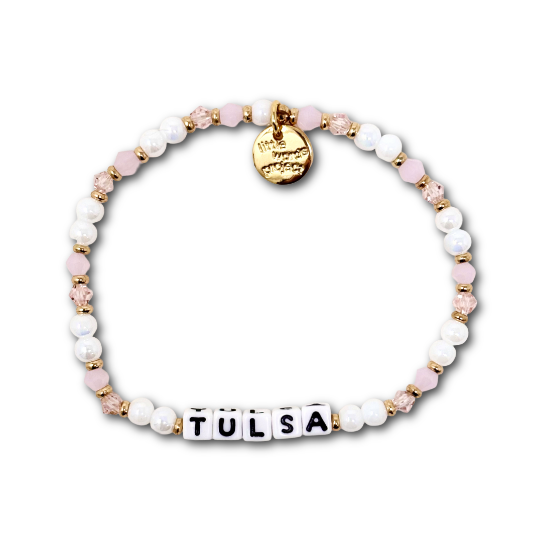 tulsa pink souvenir bracelet