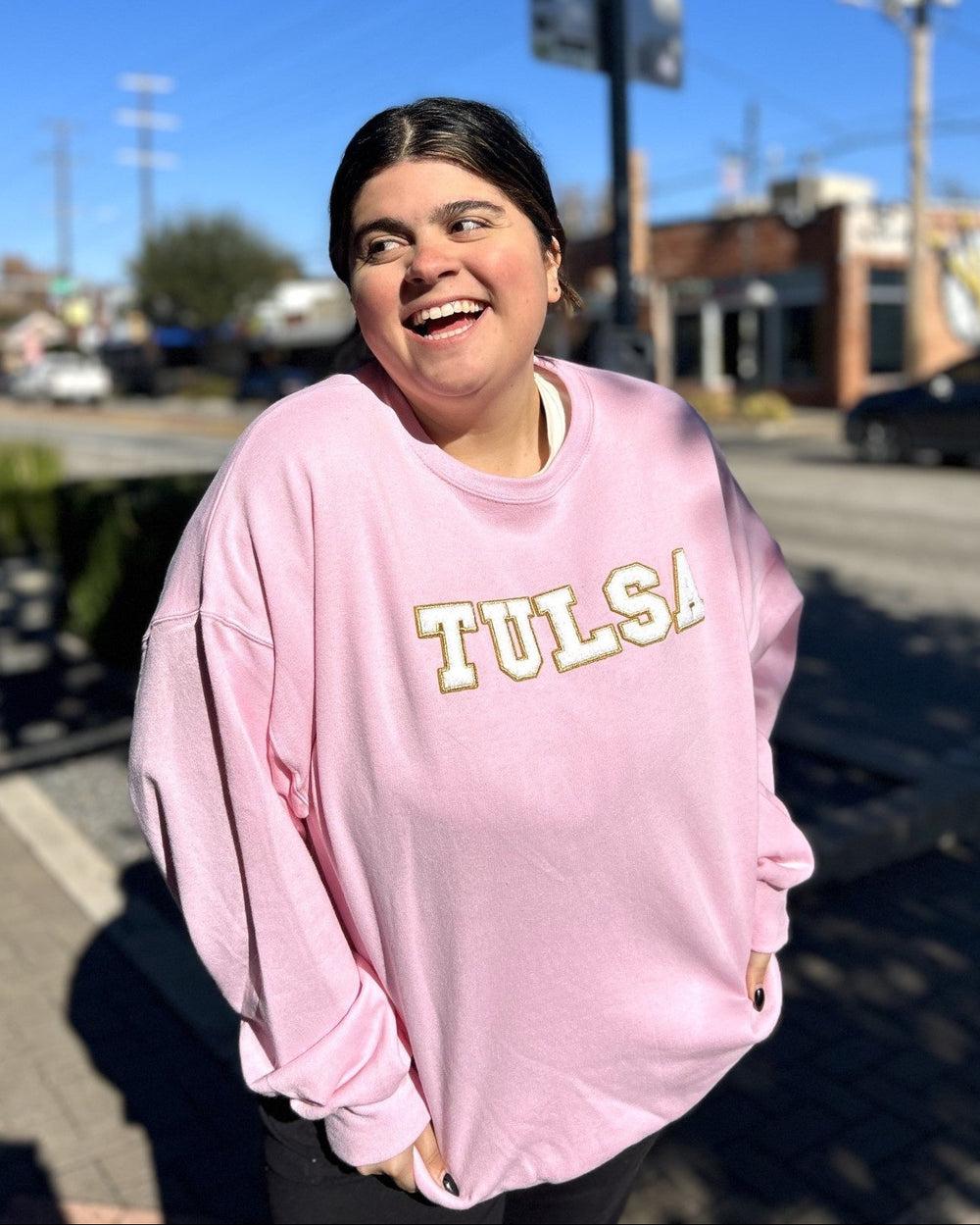 Tulsa Chenille Patch Sweatshirt