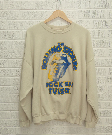Rolling Stones Rock 'Em Tulsa Sweatshirt