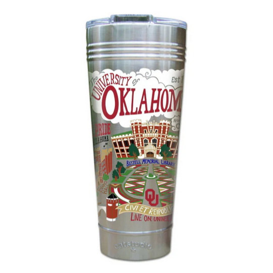 OU coffee mug tumbler - pic of front design