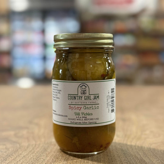 Spicy Garlic Dill Pickle Chips - Kayterra Farms