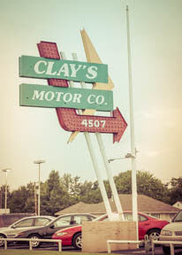 Clay's Motor Co. Coaster