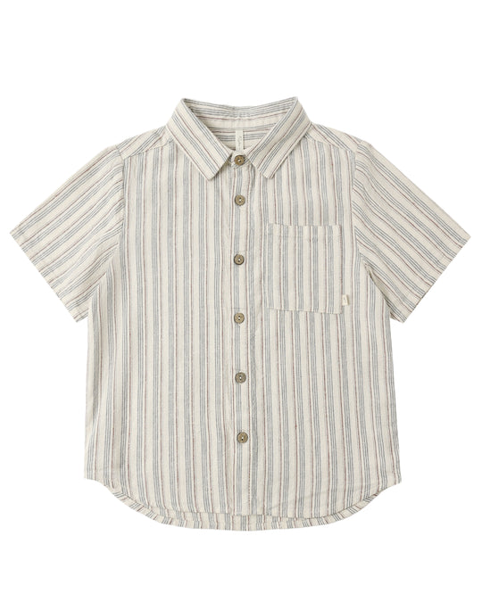 Rylee + Cru - Nautical Stripe Collared Shirt