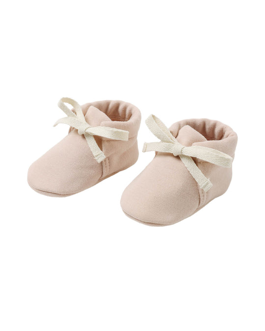 Quincy Mae - Dusty Rose Baby Booties