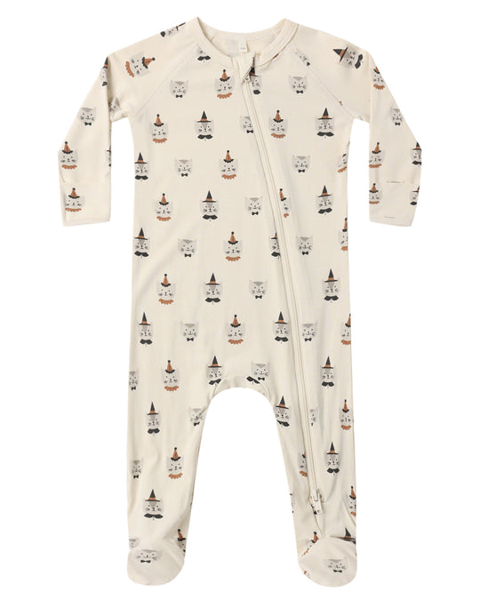 Quincy Mae - Costume Kittens Zip Onesie