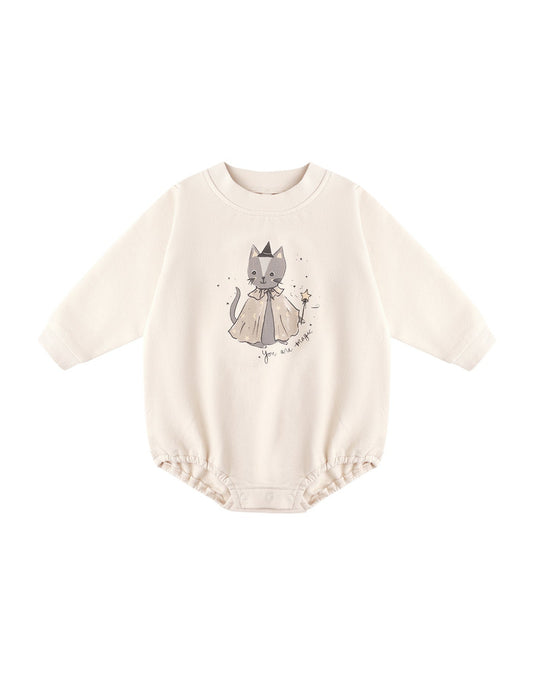 Rylee + Cru - Magic Cat Crewneck Romper