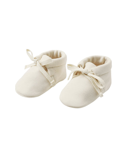 Quincy Mae - Ivory Baby Booties