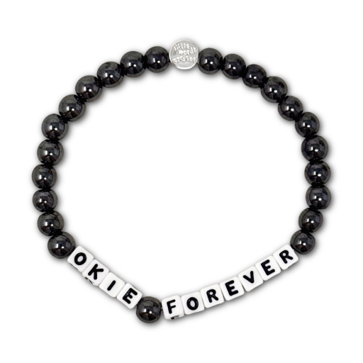 Okie Forever Hematite Unisex Bracelet M/L