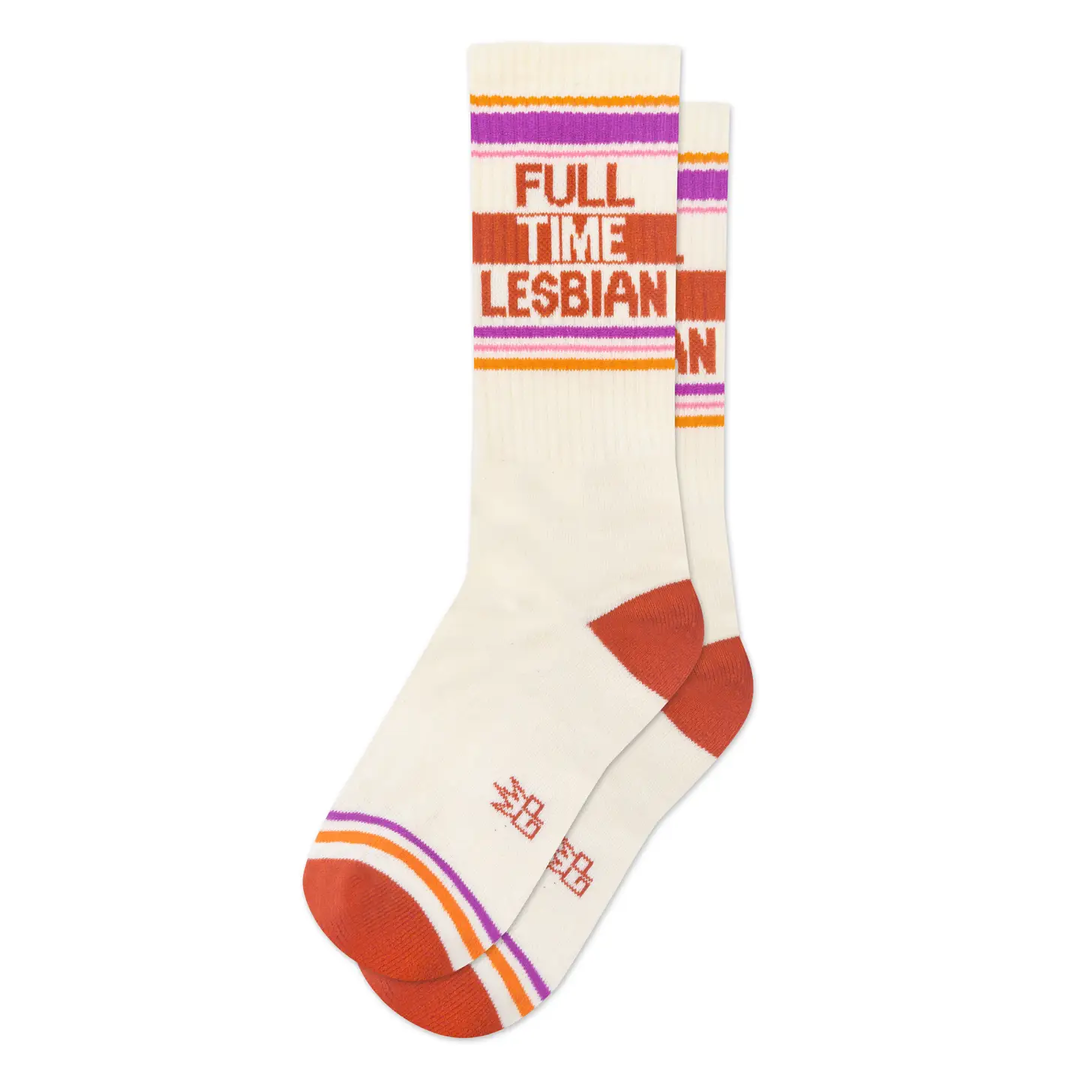 Full Time Lesbian Gym Crew Socks