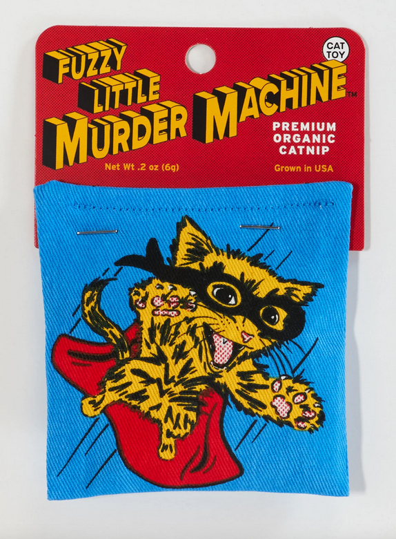 Fuzzy Little Murder Machine Catnip Toy