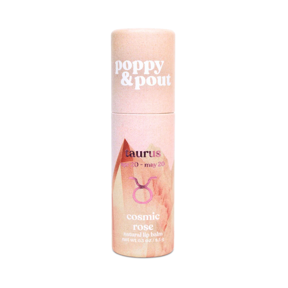 Taurus Zodiac Lip Balm - Cosmic Rose