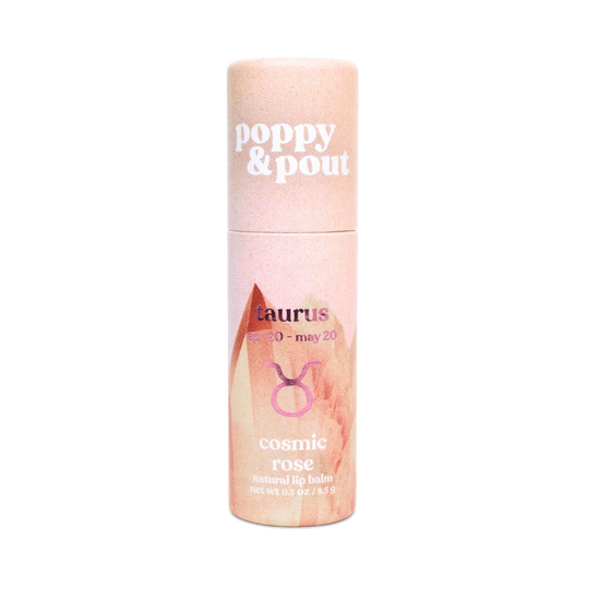 Taurus Zodiac Lip Balm - Cosmic Rose