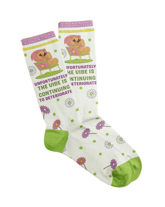 Unfortunately the Vibe Is Continuing To Deteriorate Socks