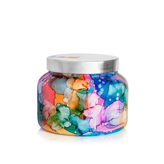 Capri Blue - Jumbo Rainbow Watercolor Volcano Candle 48 oz.