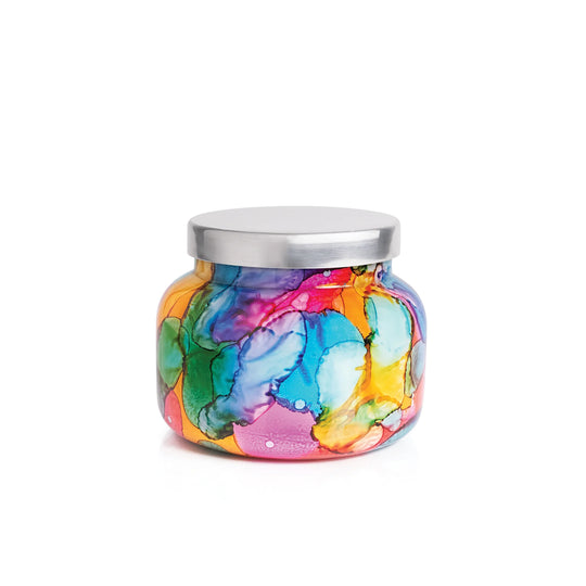Capri Blue - Rainbow Watercolor Volcano Candle 19 oz.