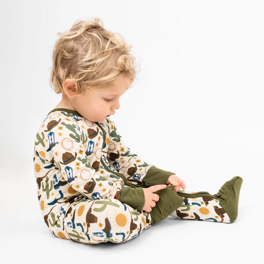 Western Bamboo Convertible Pajamas