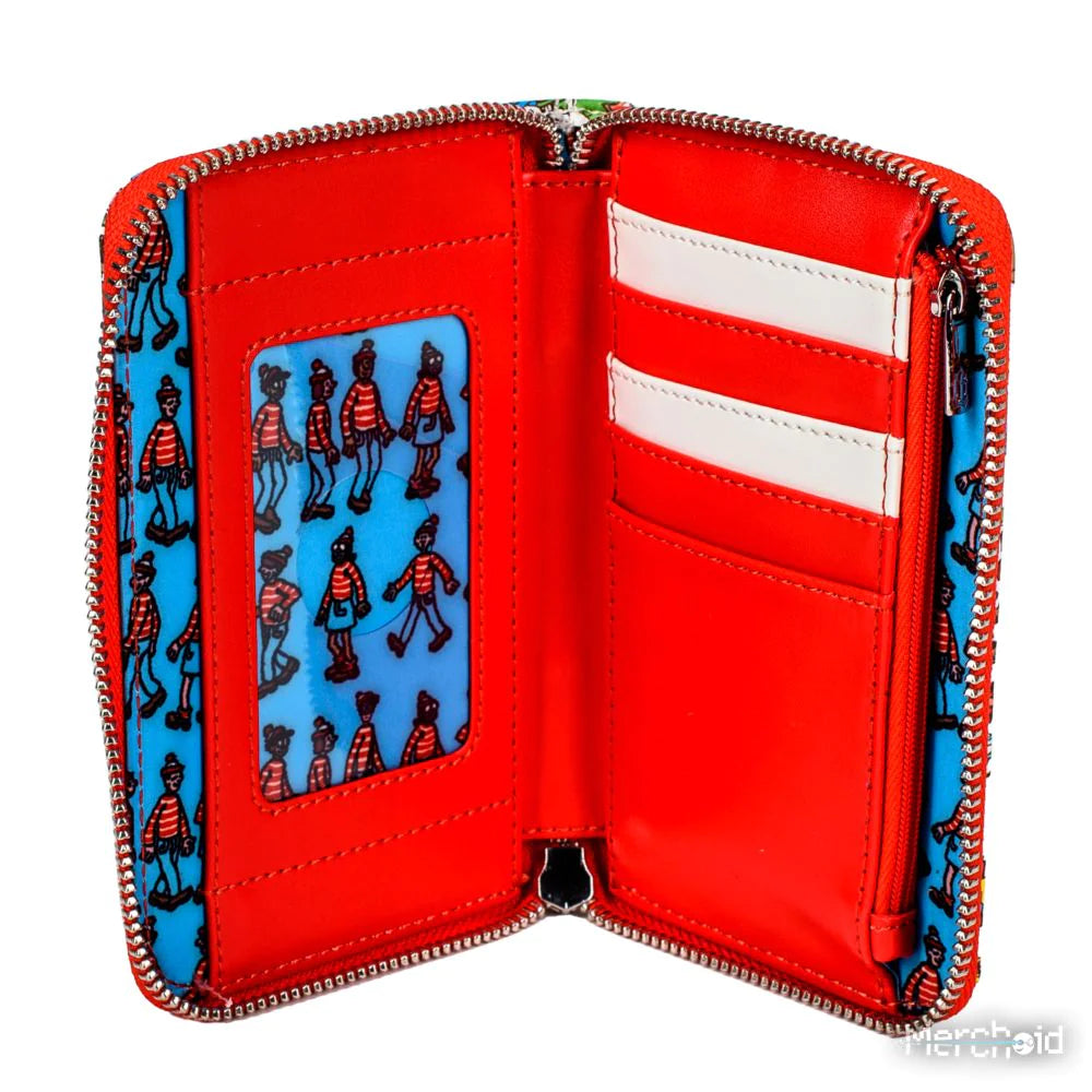 Loungefly - Where's Waldo Zip-Around Wallet