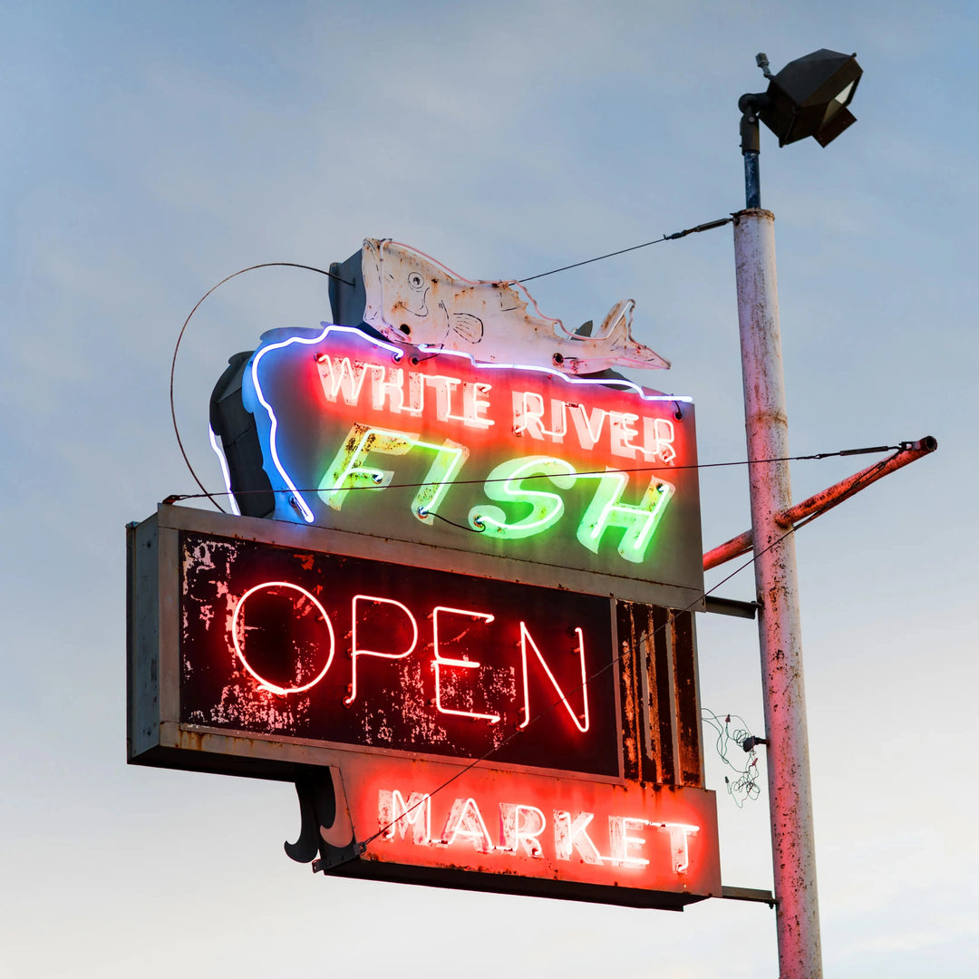 White River Fish Market Coaster