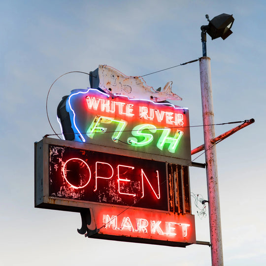 White River Fish Market Coaster