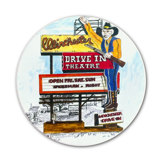 Winchester Drive In Theatre Coaster