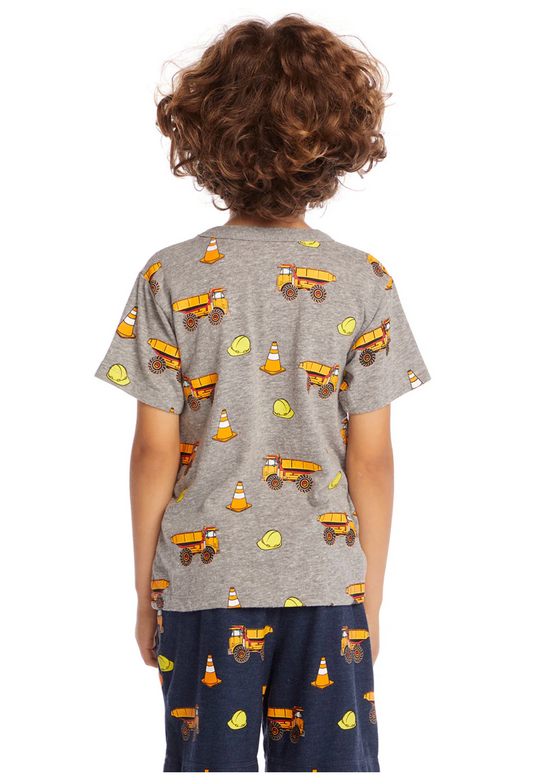 Construction Zone Tshirt Grey