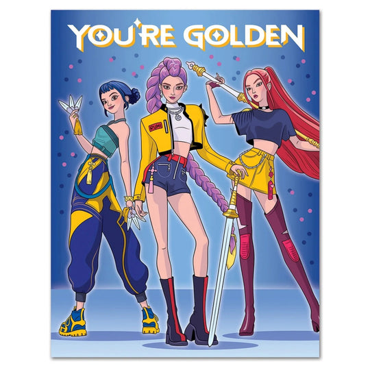 K-Pop Demon Hunters Birthday Card