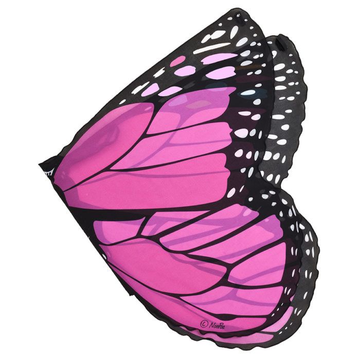 Pink Monarch Butterfly Wings