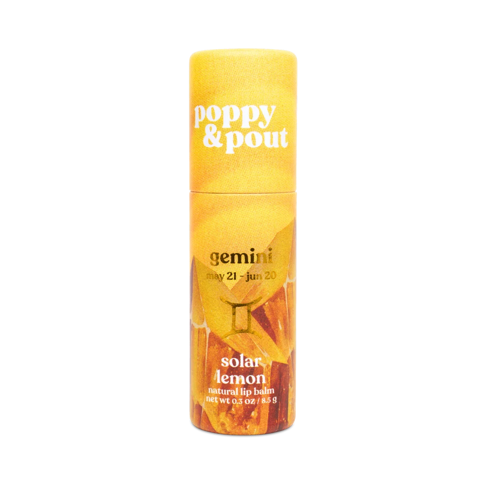 Gemini Zodiac Lip Balm - Solar Lemon
