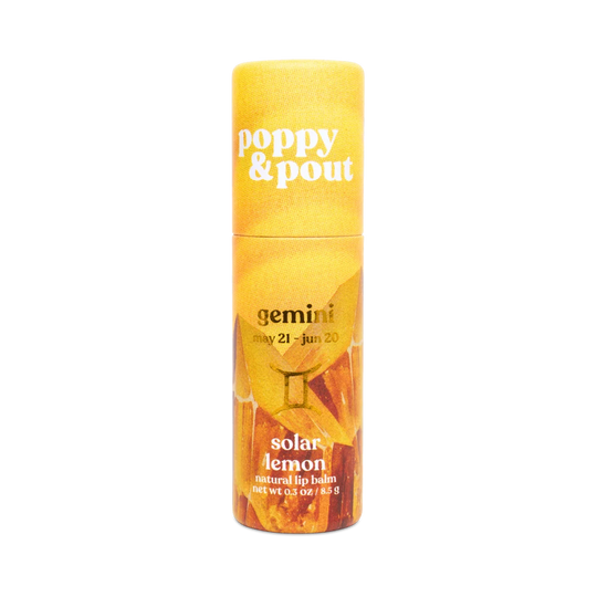 Gemini Zodiac Lip Balm - Solar Lemon